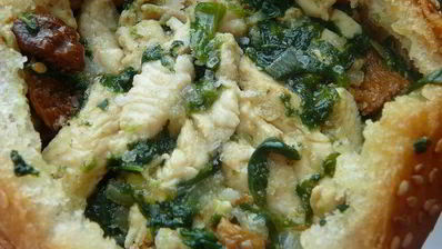 завтрак в булочке