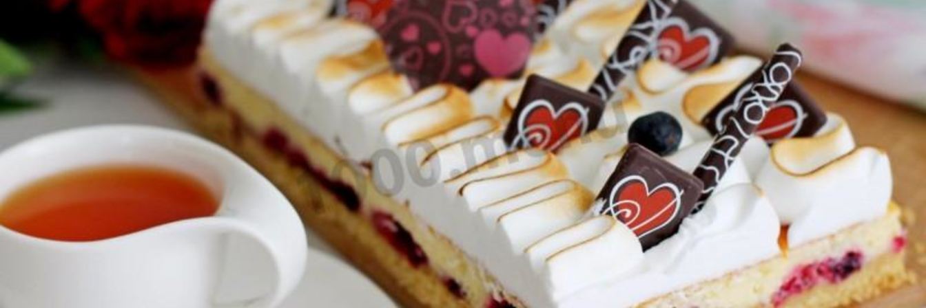 Аля чизкейк с меренгой