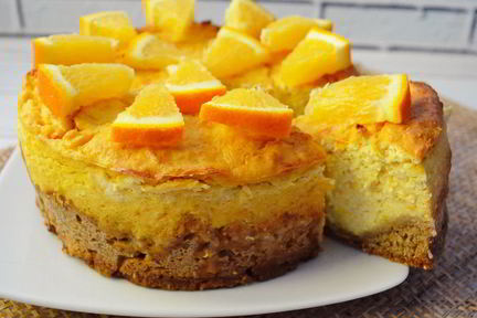 Апельсиновый чизкейк