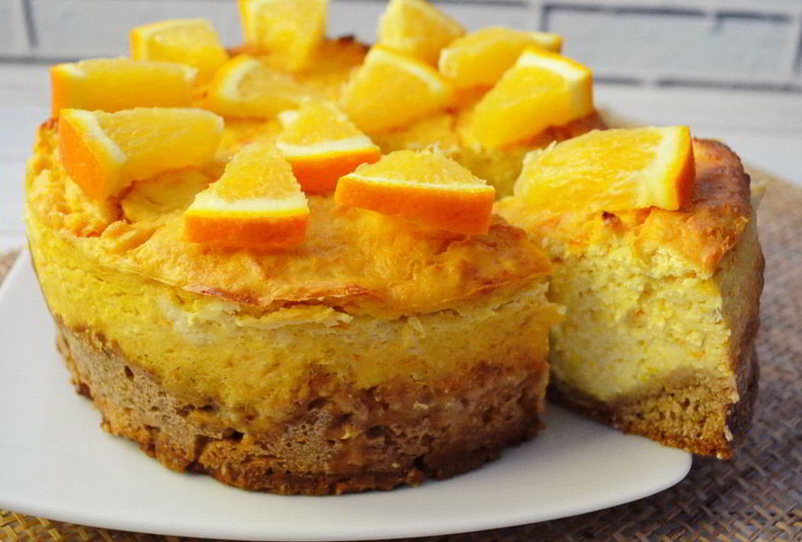 Апельсиновый чизкейк