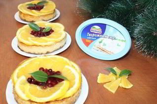 Апельсиновые мини-чизкейки