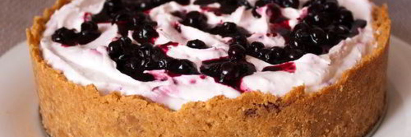 Черничный чизкейк без выпечки