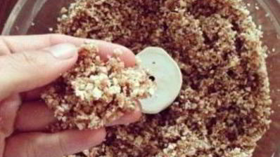 черничный чизкейк с орехами