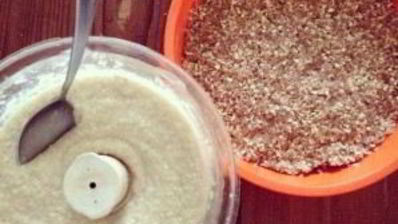 черничный чизкейк с орехами