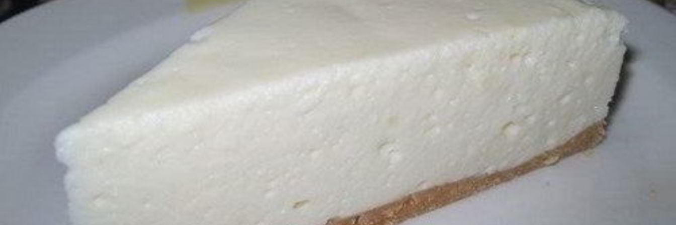 Чизкейк из печенья Юбилейное с творогом и йогуртом