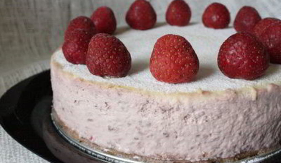 Рецепт чизкейка клубника со сливками