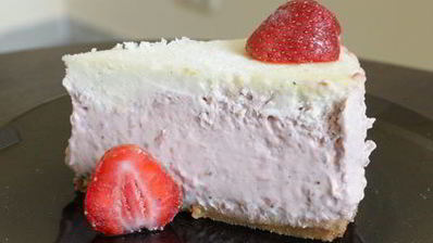 чизкейк клубника со сливками