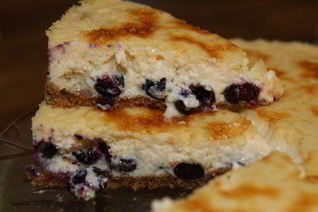 Чизкейк с голубикой