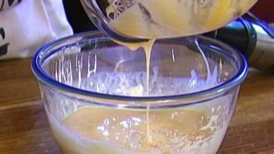 чизкейк с голубикой