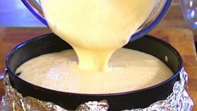 чизкейк с голубикой