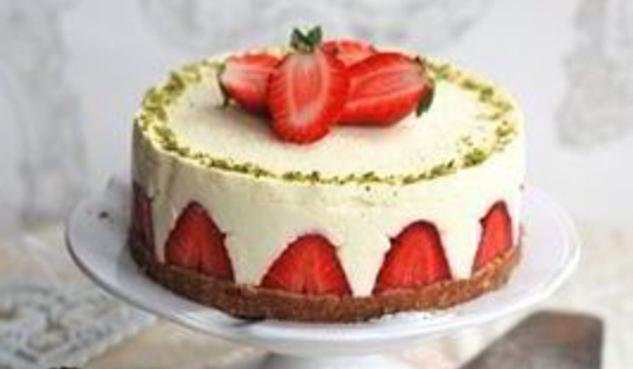 Рецепт чизкейка с клубникой