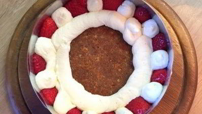 чизкейк с клубникой