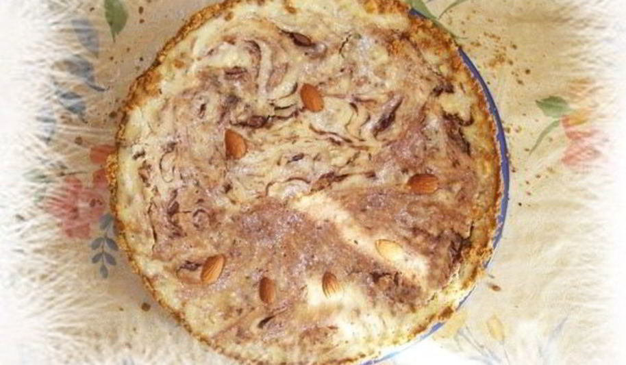 Рецепт чизкейка с миндалем