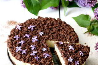 Чизкейк с шоколадной крошкой