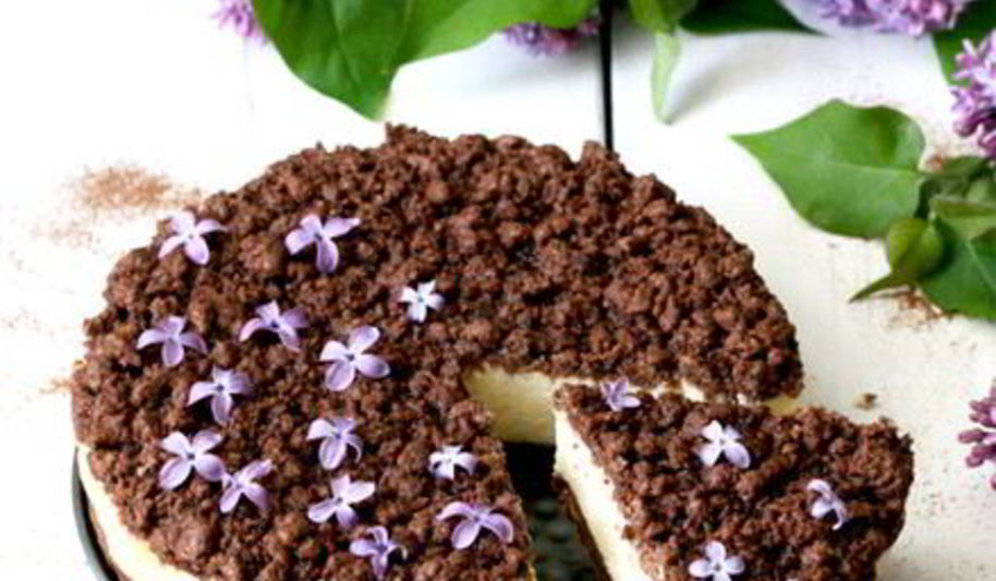 Рецепт чизкейка с шоколадной крошкой