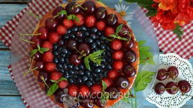 чизкейк с вишней