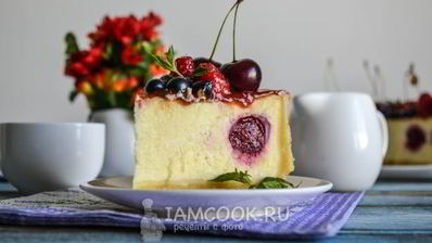 чизкейк с вишней