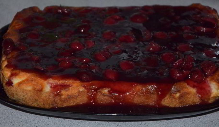 Рецепт чизкейка с вишневым желе