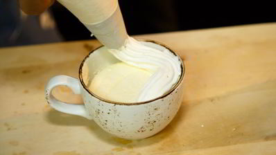 чизкейк в чашке