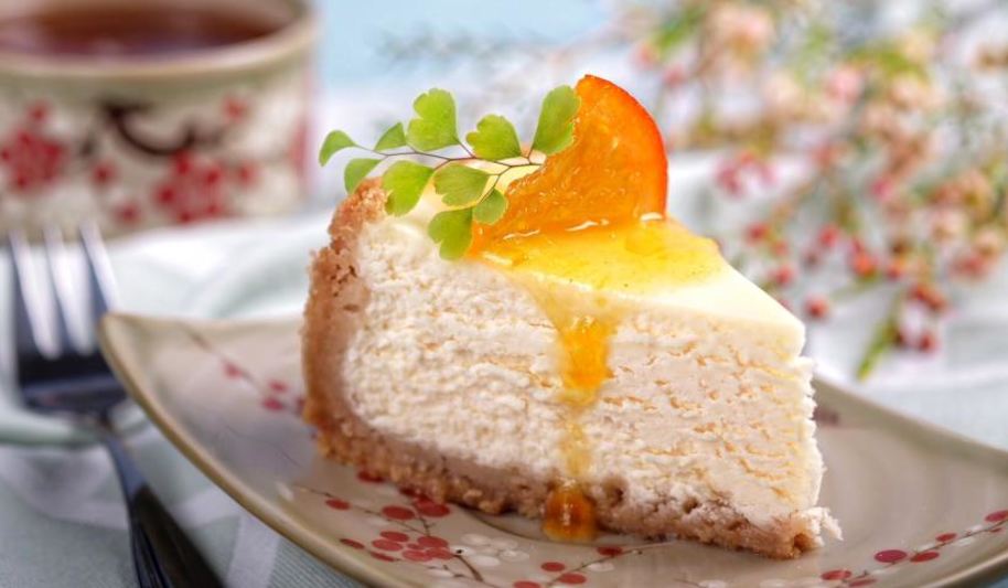 Рецепт домашнего чизкейка с апельсиновым соусом