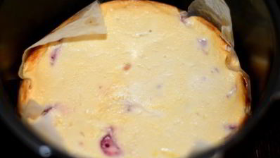 клубничный чизкейк в мультиварке