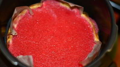 клубничный чизкейк в мультиварке