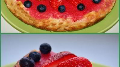 клубничный чизкейк в мультиварке