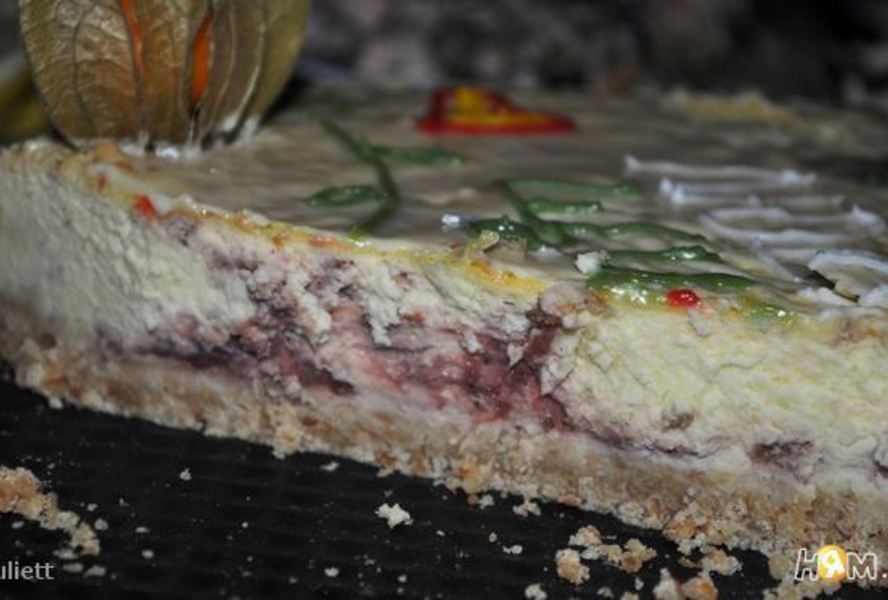 Клубничный чизкейк