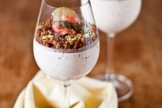 Лососевый чизкейк