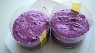 мини-чизкейки с черникой