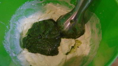 мятный чизкейк с белым шоколадом