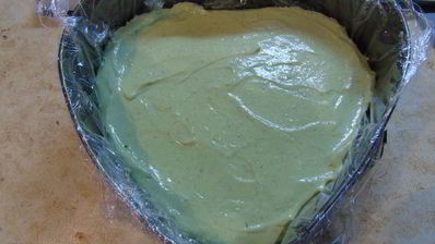 мятный чизкейк с белым шоколадом