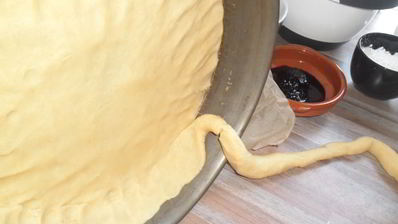 полосатый чизкейк