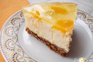 Псевдочизкейк с лаймом и мандаринами
