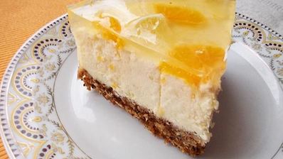 псевдочизкейк с лаймом и мандаринами