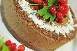 Шоколадно-сливочный чизкейк