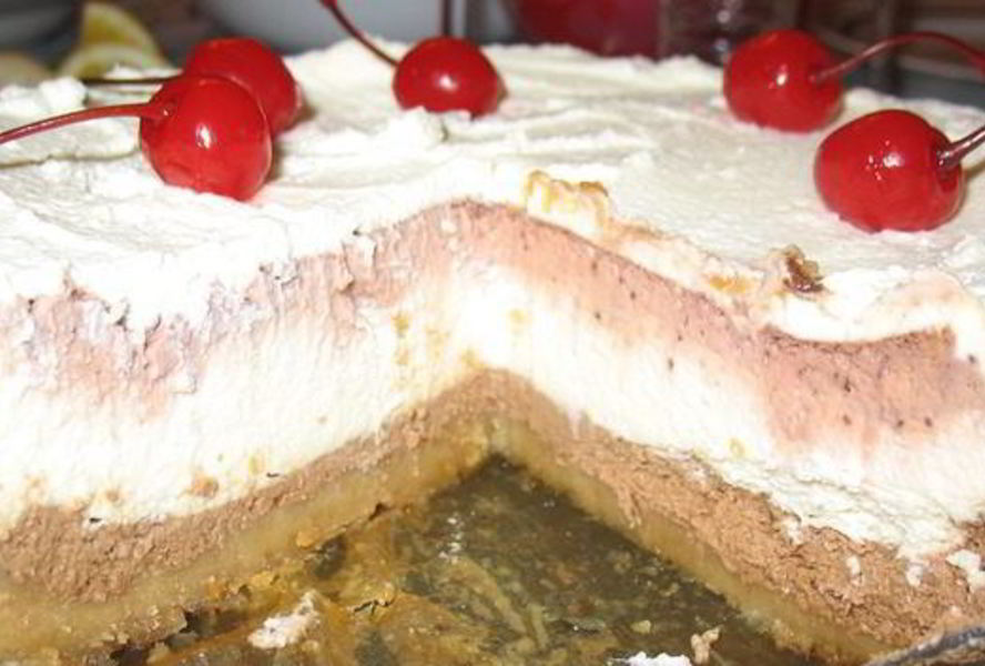 Трехслойный чизкейк