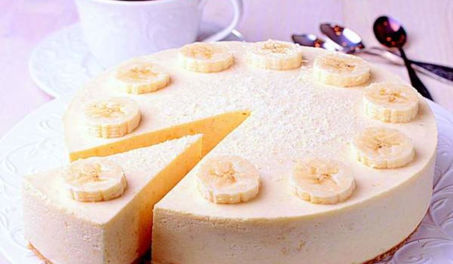 Рецепт творожно-бананового чизкейк без сахара
