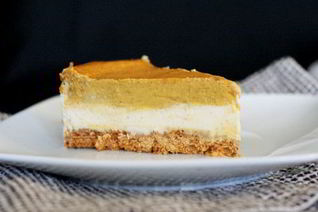 Тыквенный чизкейк с крекером