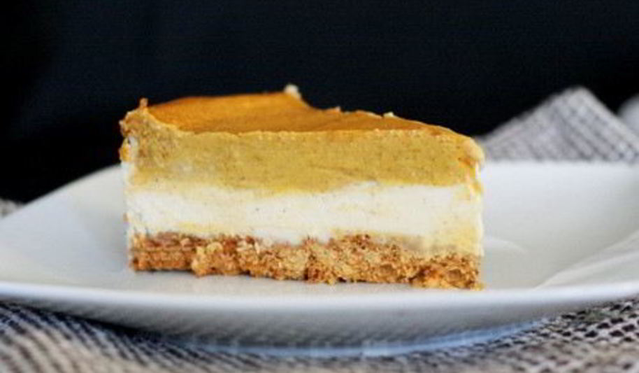 Рецепт тыквенного чизкейка с крекером