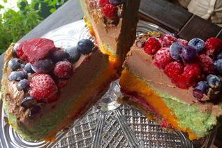 Веганский Чизкейк Радуга