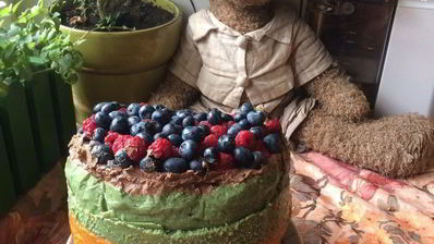 веганский чизкейк радуга