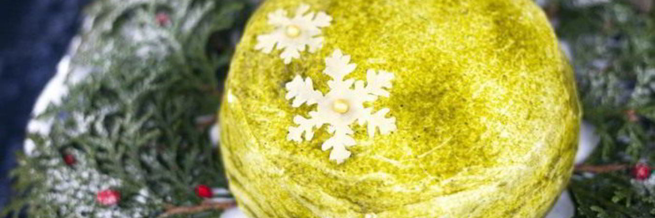 Японский чизкейк с чаем матча