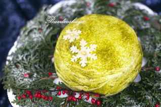 Японский чизкейк с чаем матча