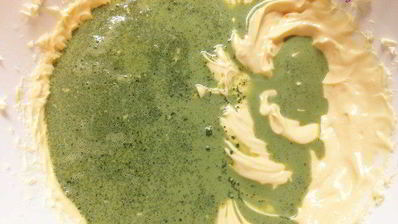 японский чизкейк с чаем матча