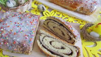 дрожжевые рулеты с маком и корицей