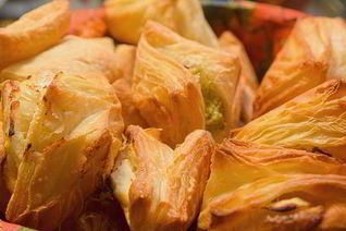 Французские слойки с маскарпоне