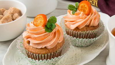 апельсиновые капкейки с шоколадом