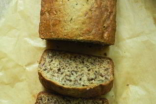 Банановый кекс с грецким орехом