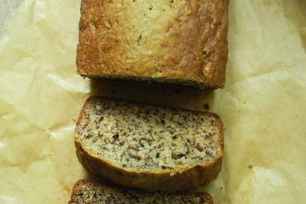 Банановый кекс с грецким орехом